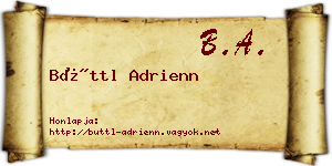 Büttl Adrienn névjegykártya